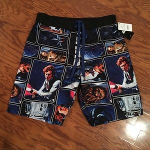 Star Wars Men's Swim Trunks. NWT. Size Medium.